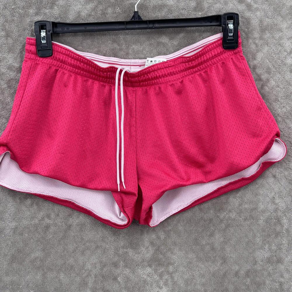 Nike Dri-FIT Tempo Shorts Girls Large Pink Mesh Running Training Athletic Y2K